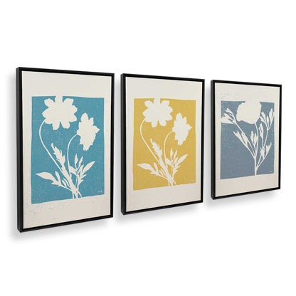 [Color:Satin Black], Picture of art in a Satin Black frame at an angle