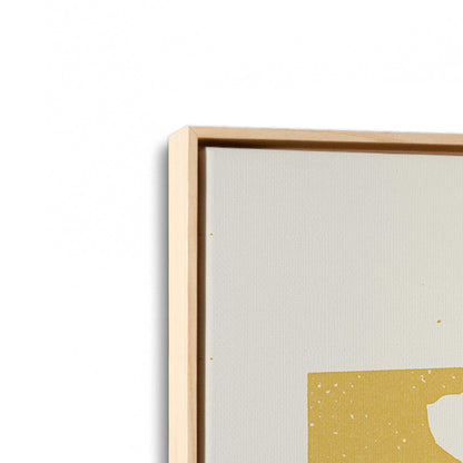 Wildflower Silhouette Trio Canvas Print, Set of 3