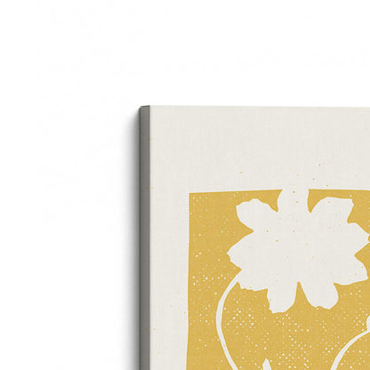 Wildflower Silhouette Trio Canvas Print, Set of 3