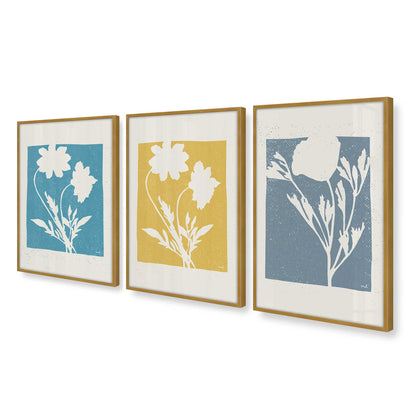 [Color:Polished Gold], Picture of art in a Polished Gold frame at an angle