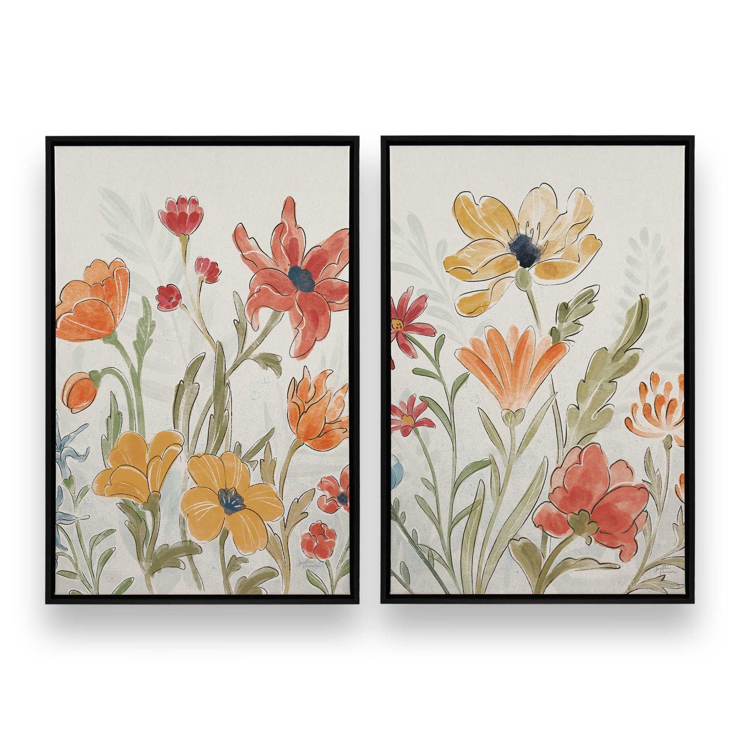 [Color:Satin Black], Picture of art in a Satin Black frame