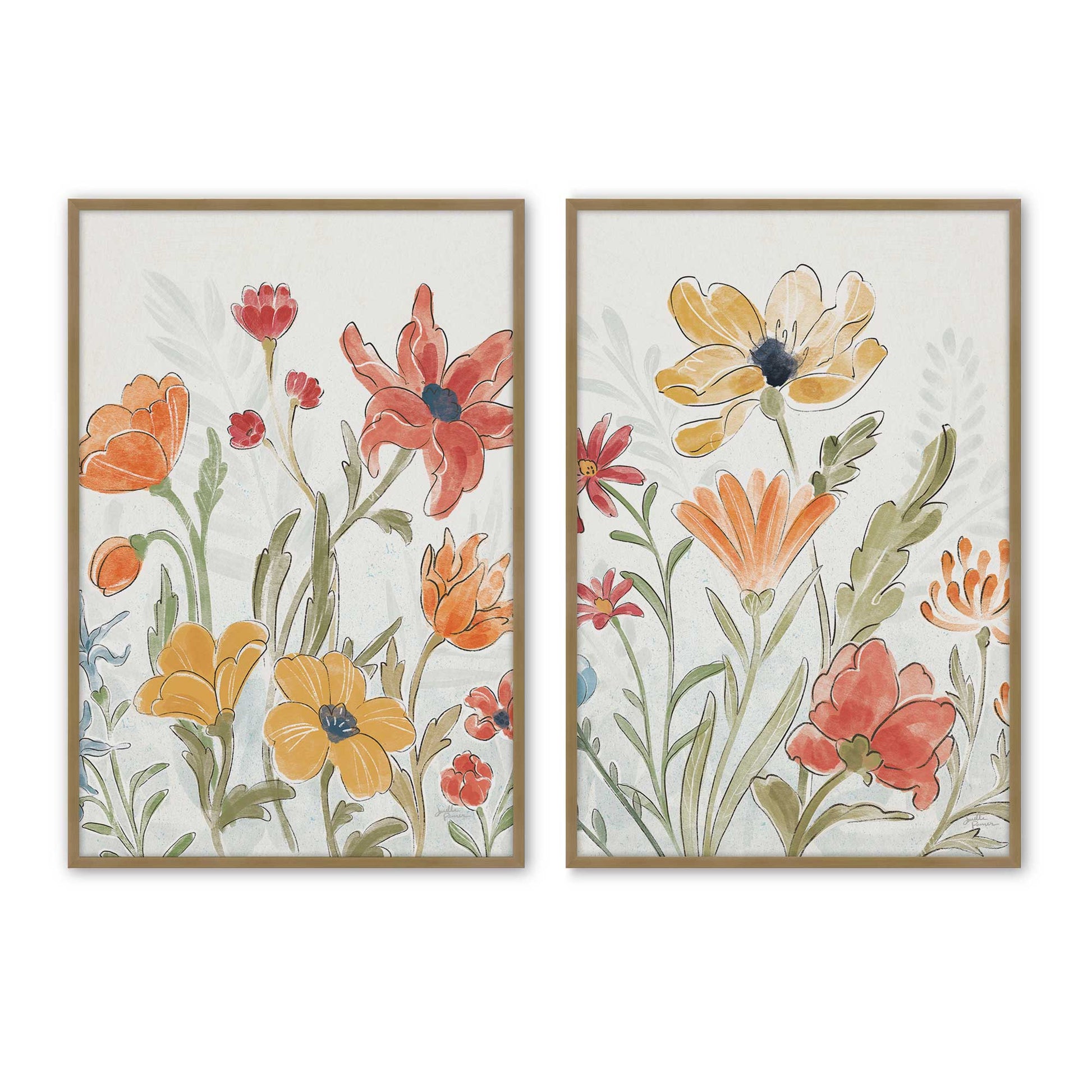 [Color:Brushed Gold], Picture of art in a Brushed Gold frame