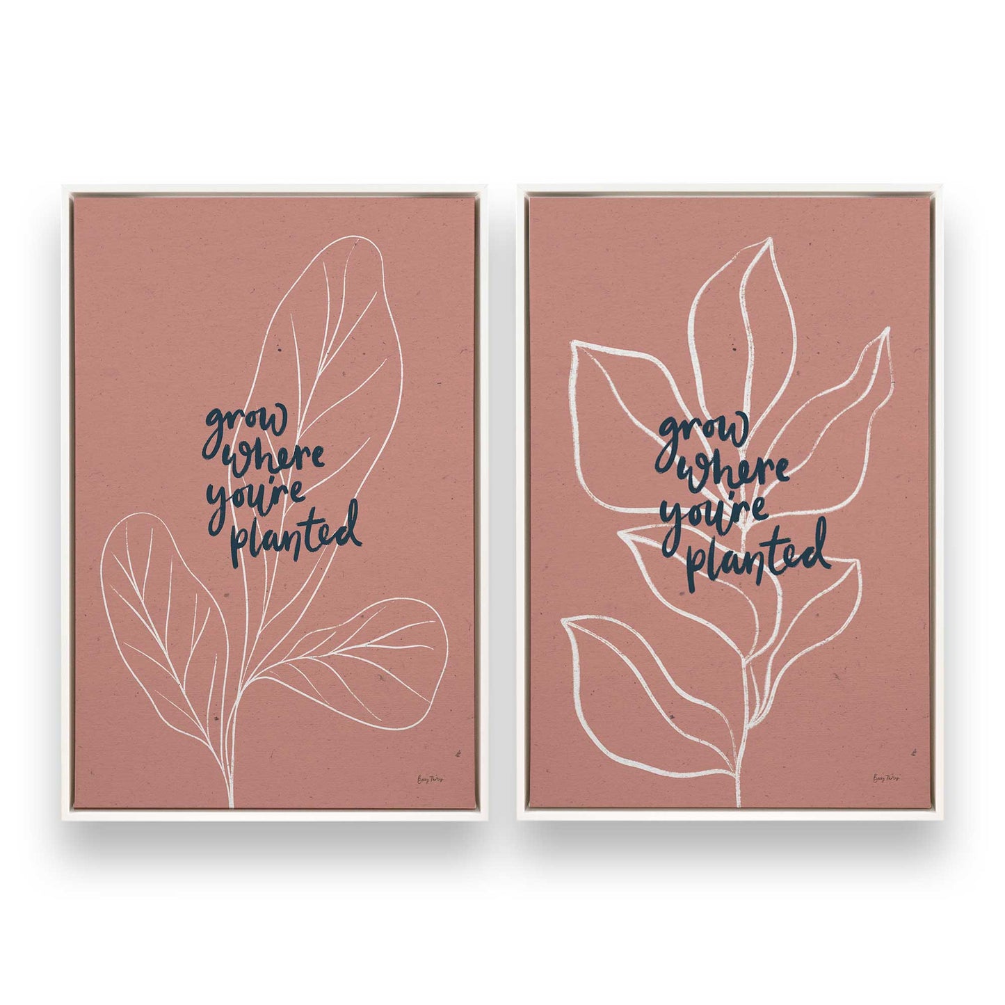 [Color:Opaque White], Picture of art in a White frame