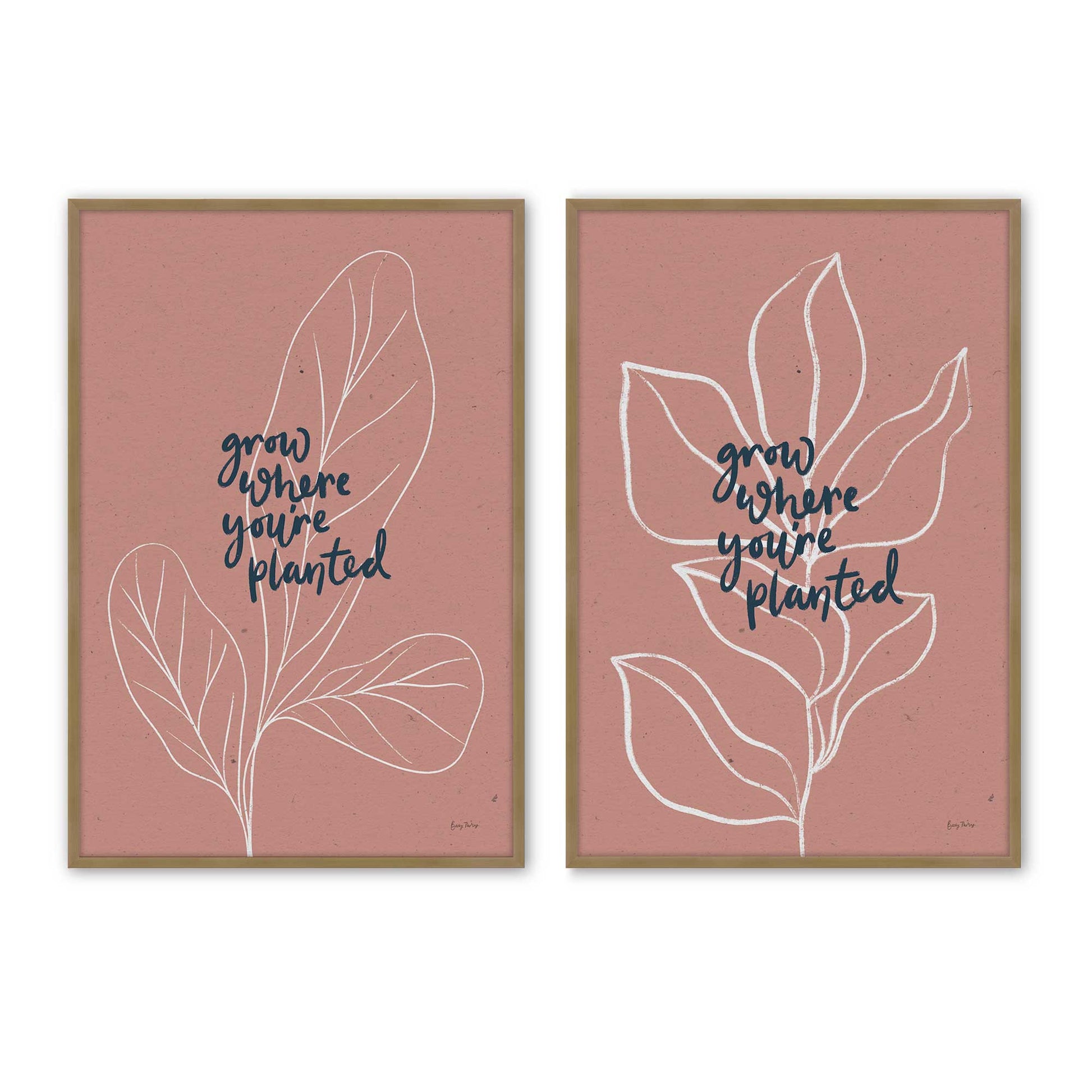 [Color:Brushed Gold], Picture of art in a Brushed Gold frame