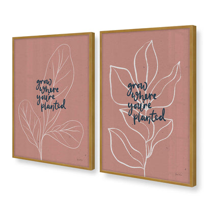 [Color:Polished Gold], Picture of art in a Polished Gold frame at an angle