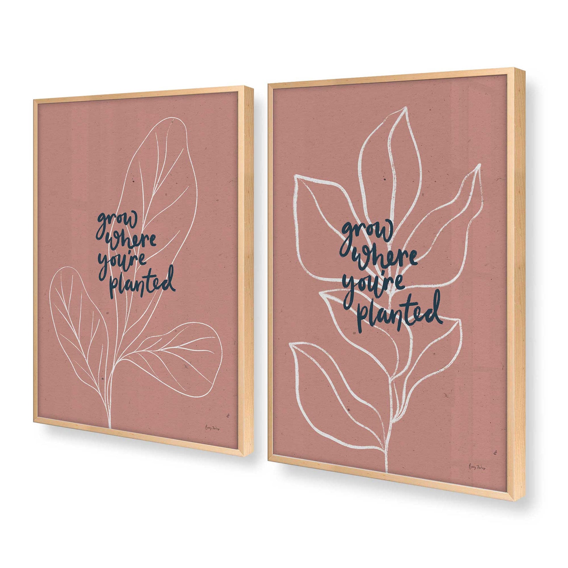 [Color:Raw Maple], Picture of art in a Raw Maple frame at an angle