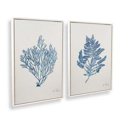 [Color:Opaque White], Picture of art in a White frame at an angle