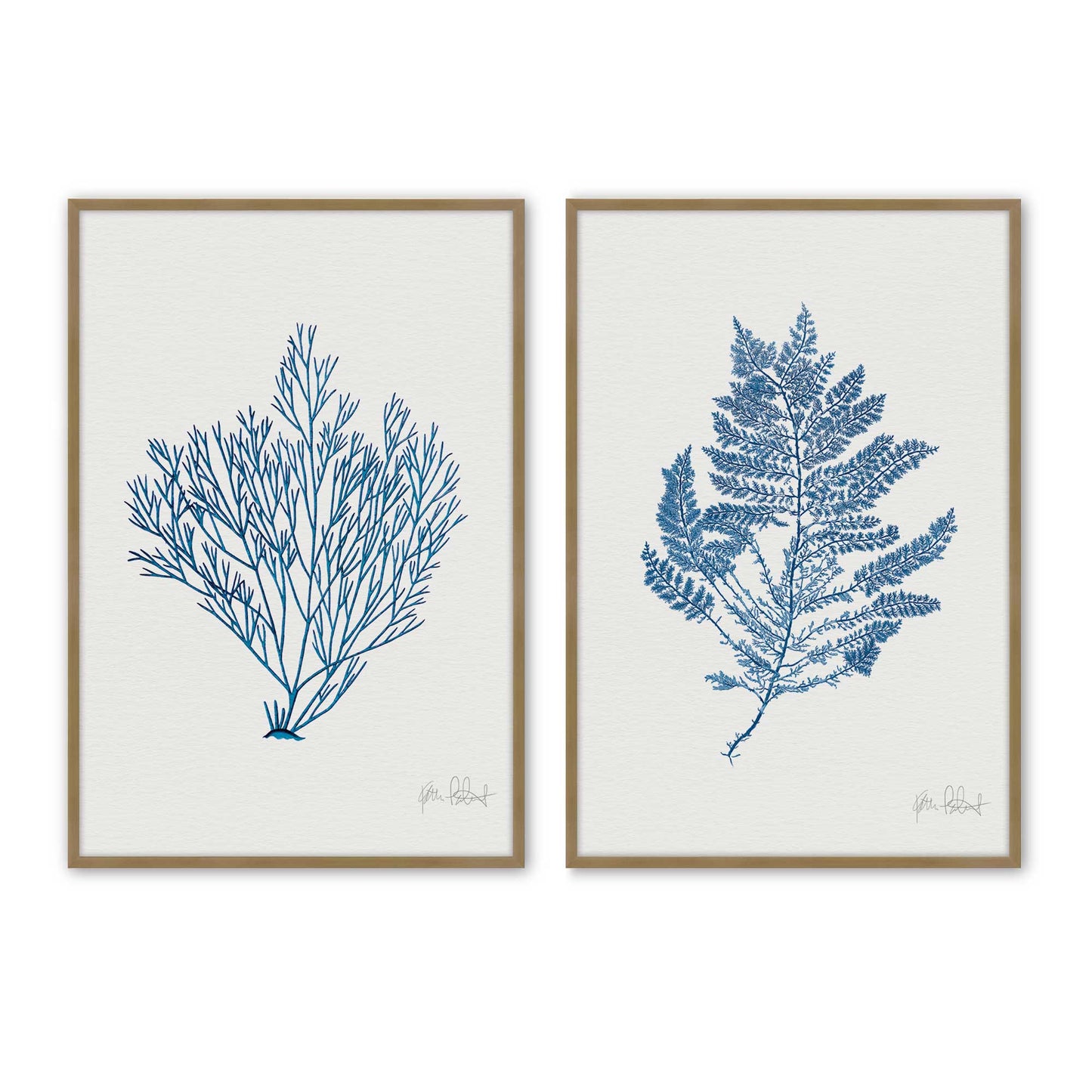 [Color:Brushed Gold], Picture of art in a Brushed Gold frame