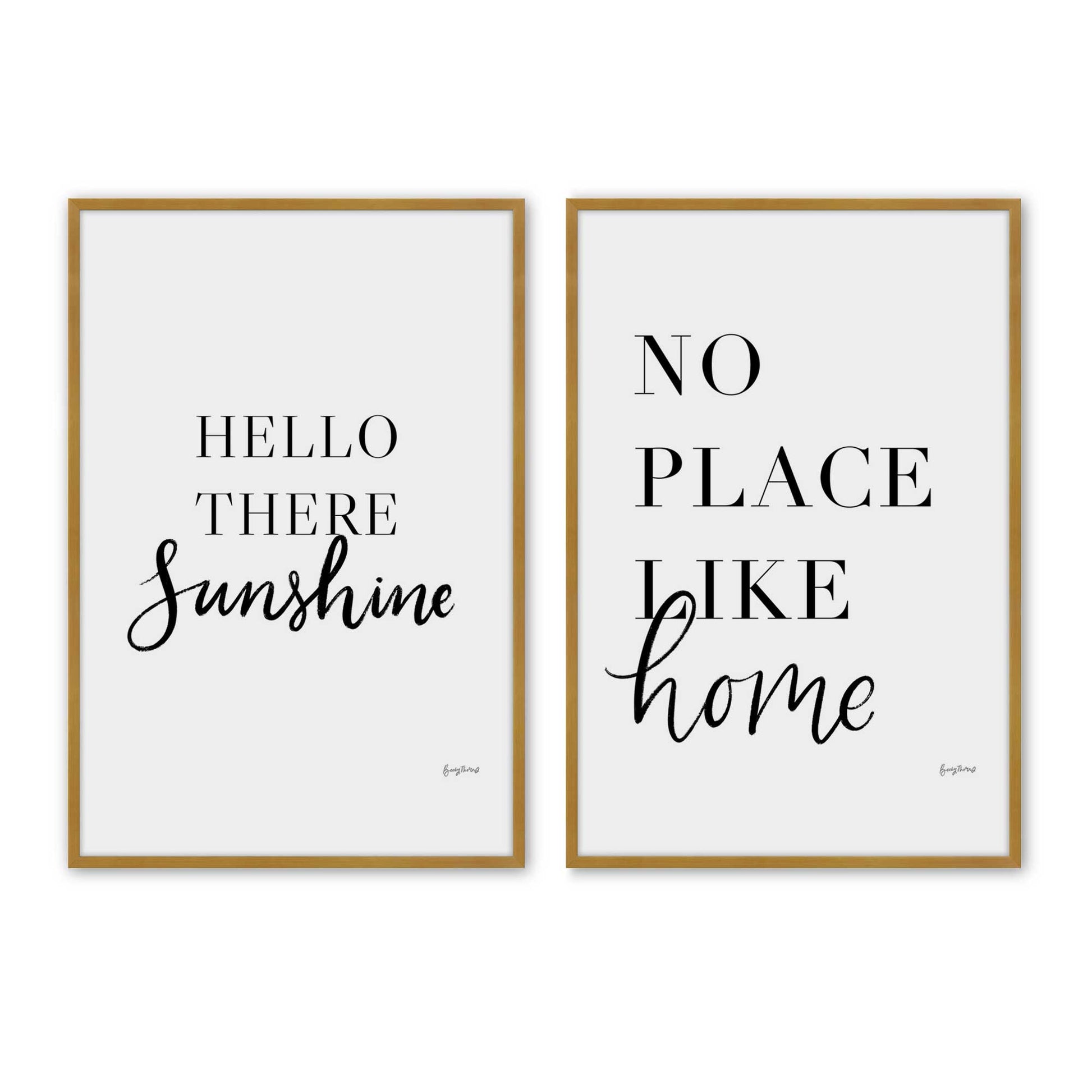 [Color:Polished Gold], Picture of art in a Polished Gold frame