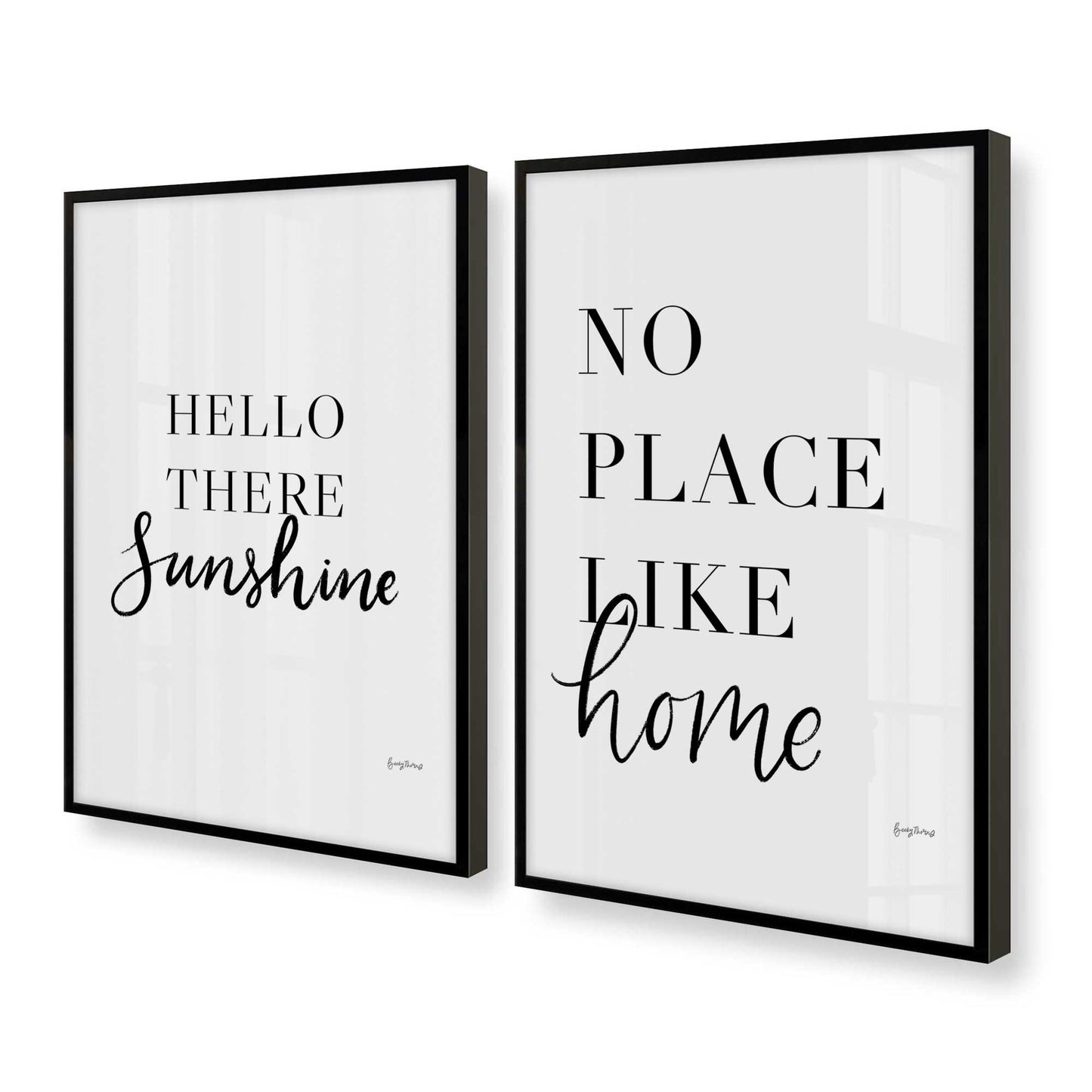 [Color:Satin Black], Picture of art in a Satin Black frame at an angle