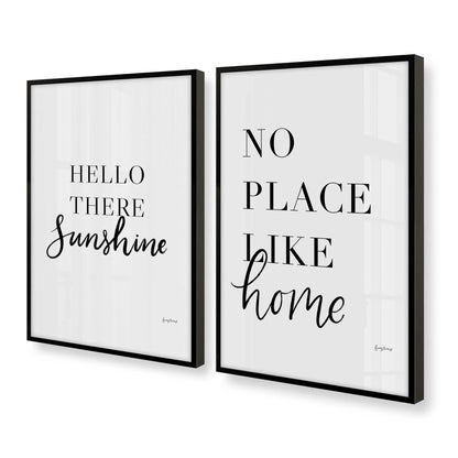 [Color:Satin Black], Picture of art in a Satin Black frame at an angle