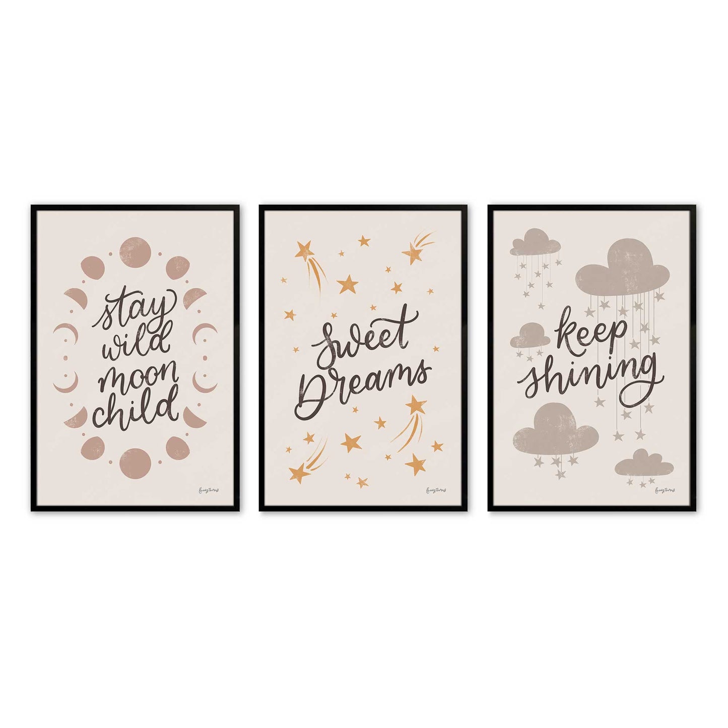 [Color:Satin Black], Picture of art in a Satin Black frame