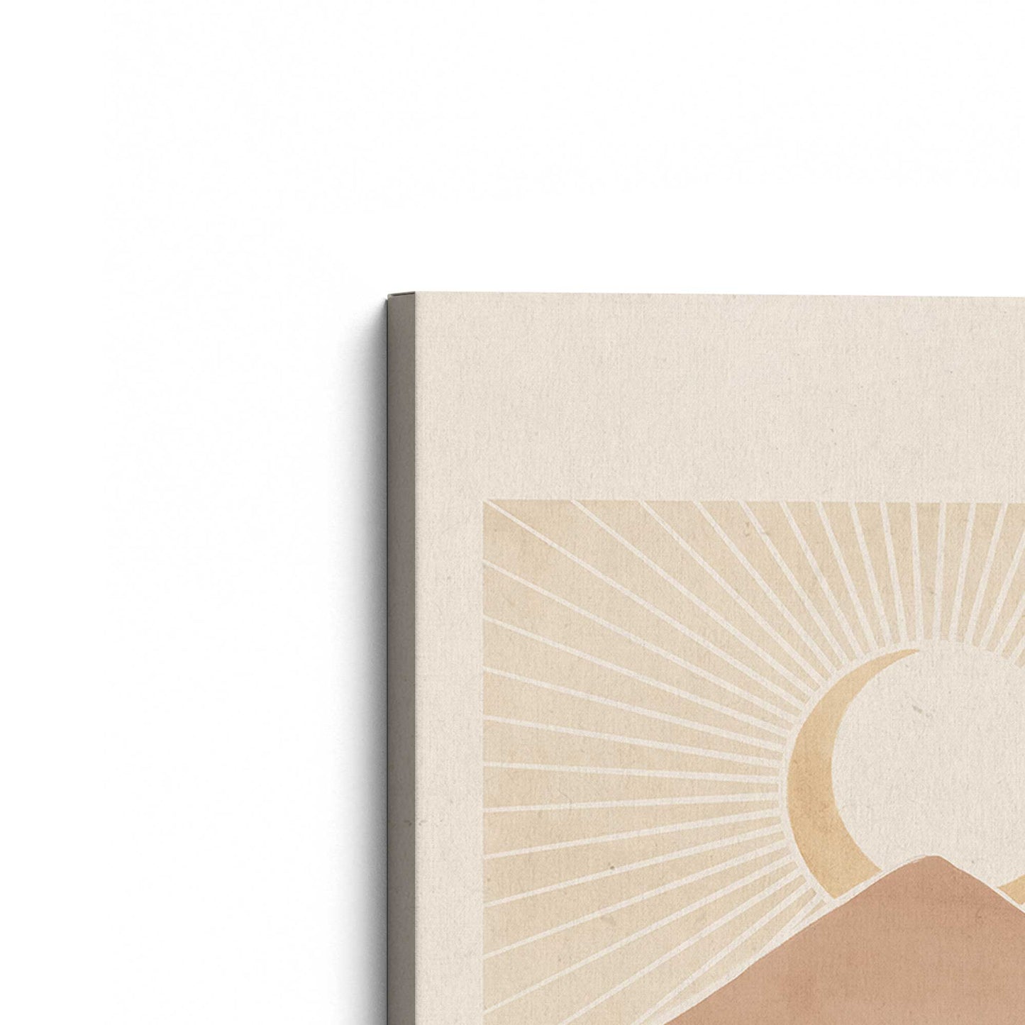 Desert Sunrise and Sunset Canvas Print, Set of 2