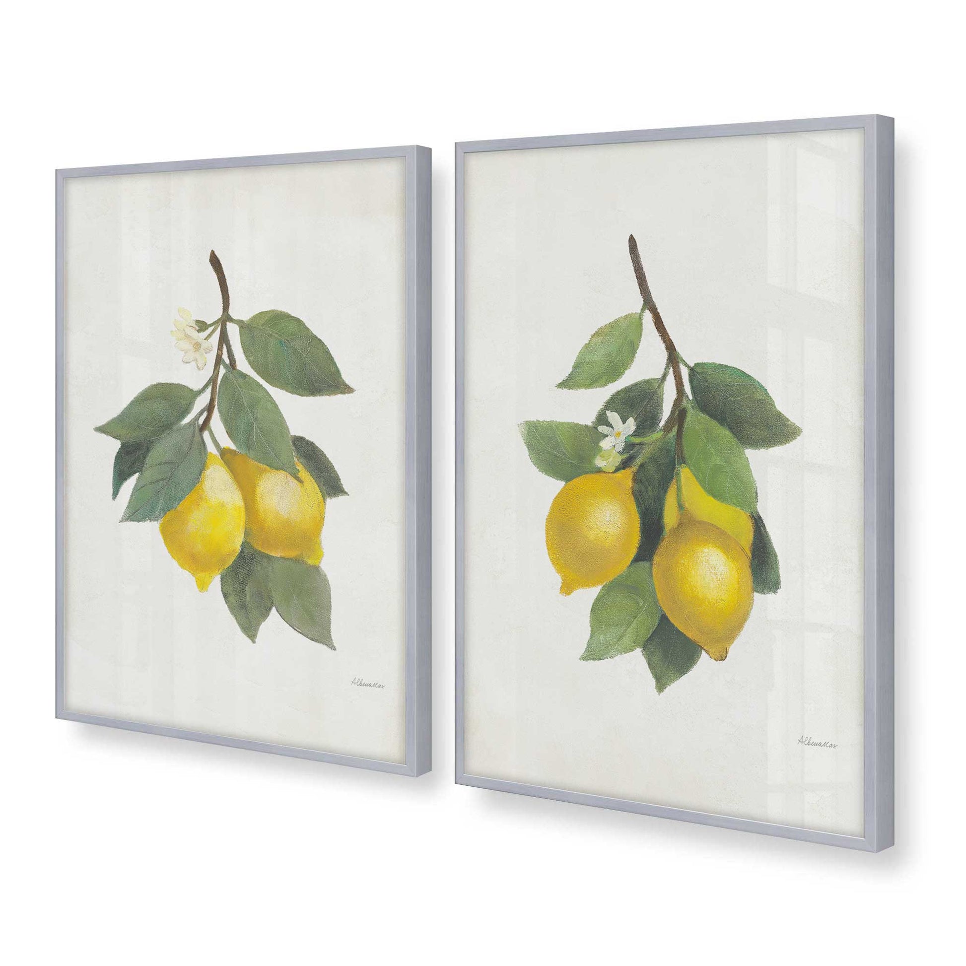 [Color:Polished Chrome], Picture of art in a Polished Chrome frame at an angle