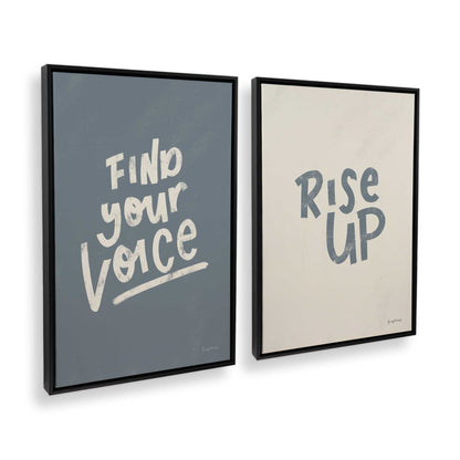 [Color:Satin Black], Picture of art in a Satin Black frame at an angle