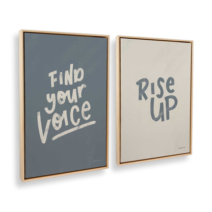 [Color:American Maple], Picture of art in a American Maple frame at an angle