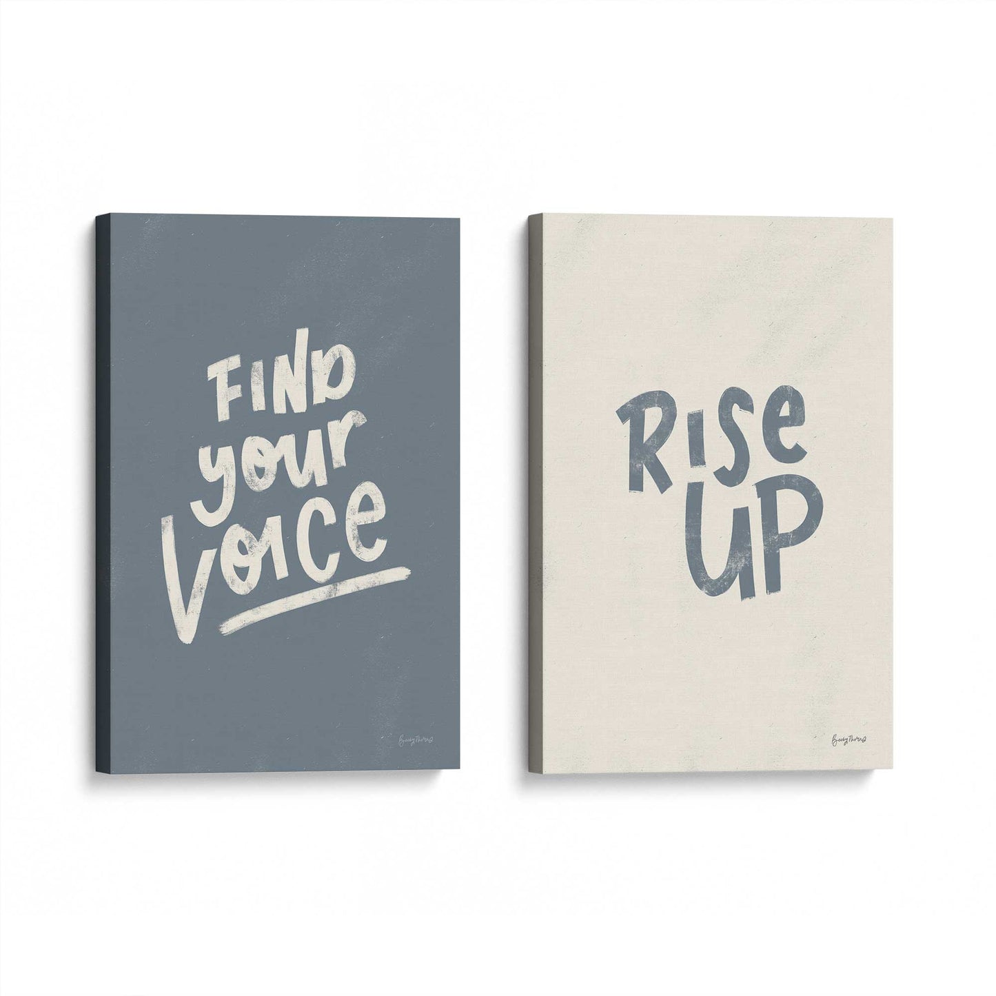 [Color:Stretched Canvas], Picture of art at an angle