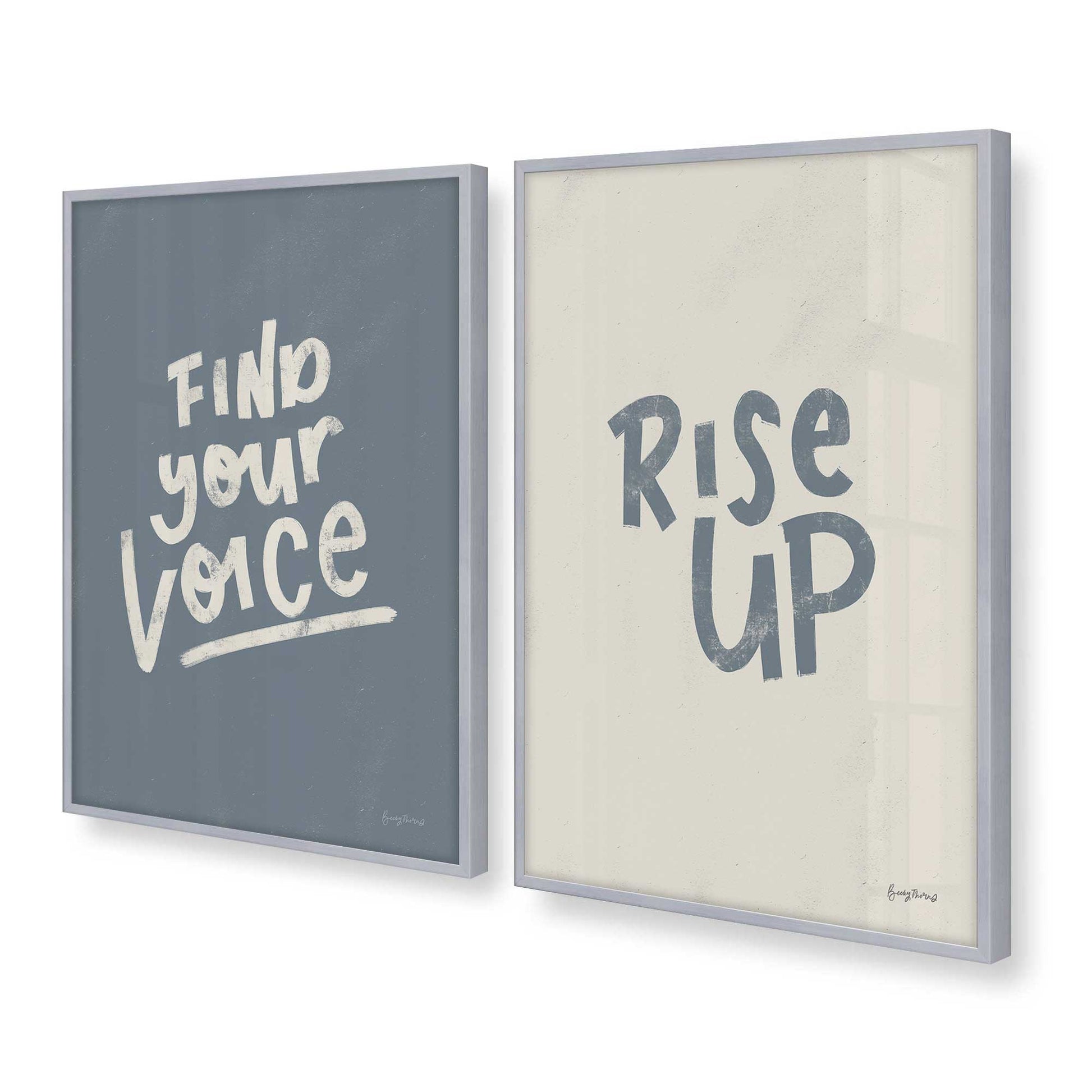 [Color:Polished Chrome], Picture of art in a Polished Chrome frame at an angle