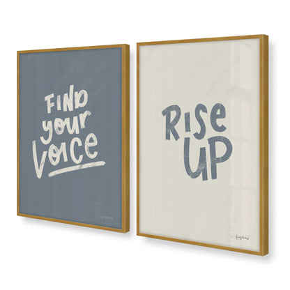 [Color:Polished Gold], Picture of art in a Polished Gold frame at an angle