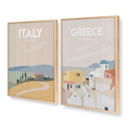 [Color:Raw Maple], Picture of art in a Raw Maple frame at an angle