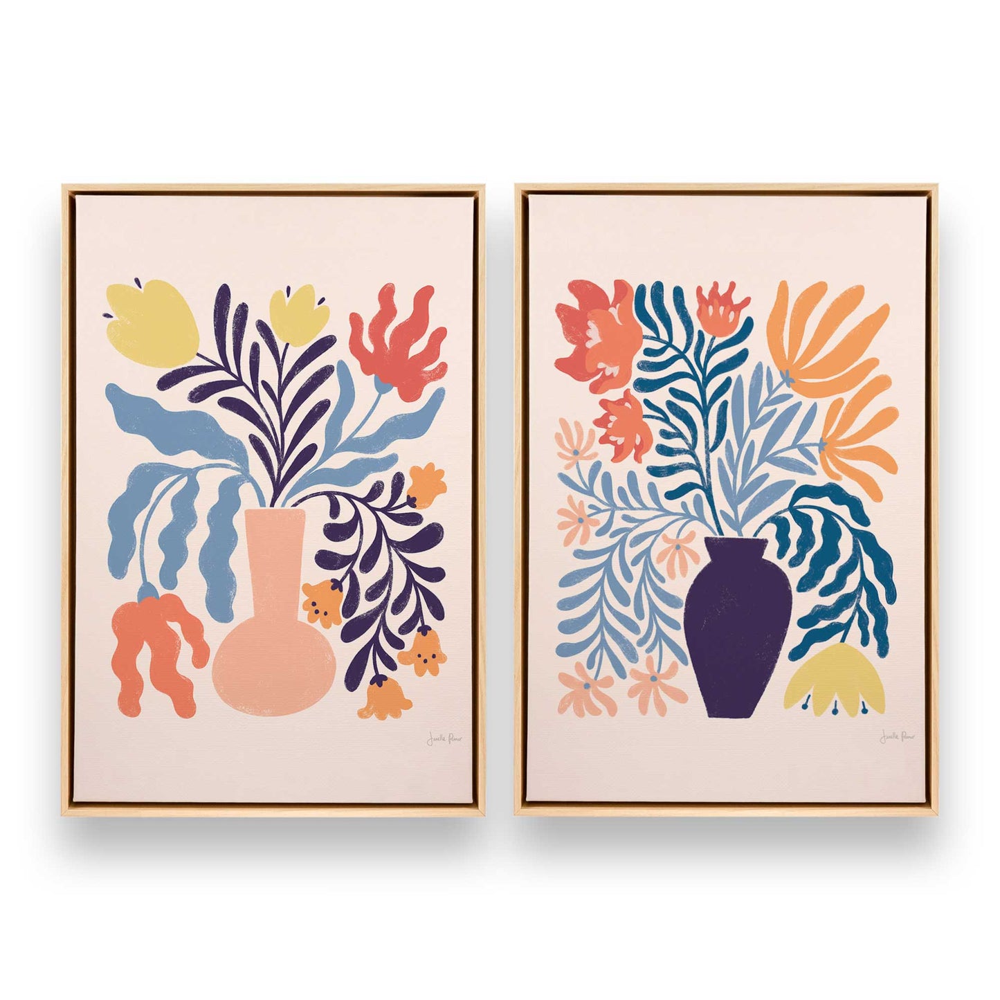 [Color:American Maple], Picture of art in a American Maple frame