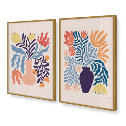 [Color:Polished Gold], Picture of art in a Polished Gold frame at an angle