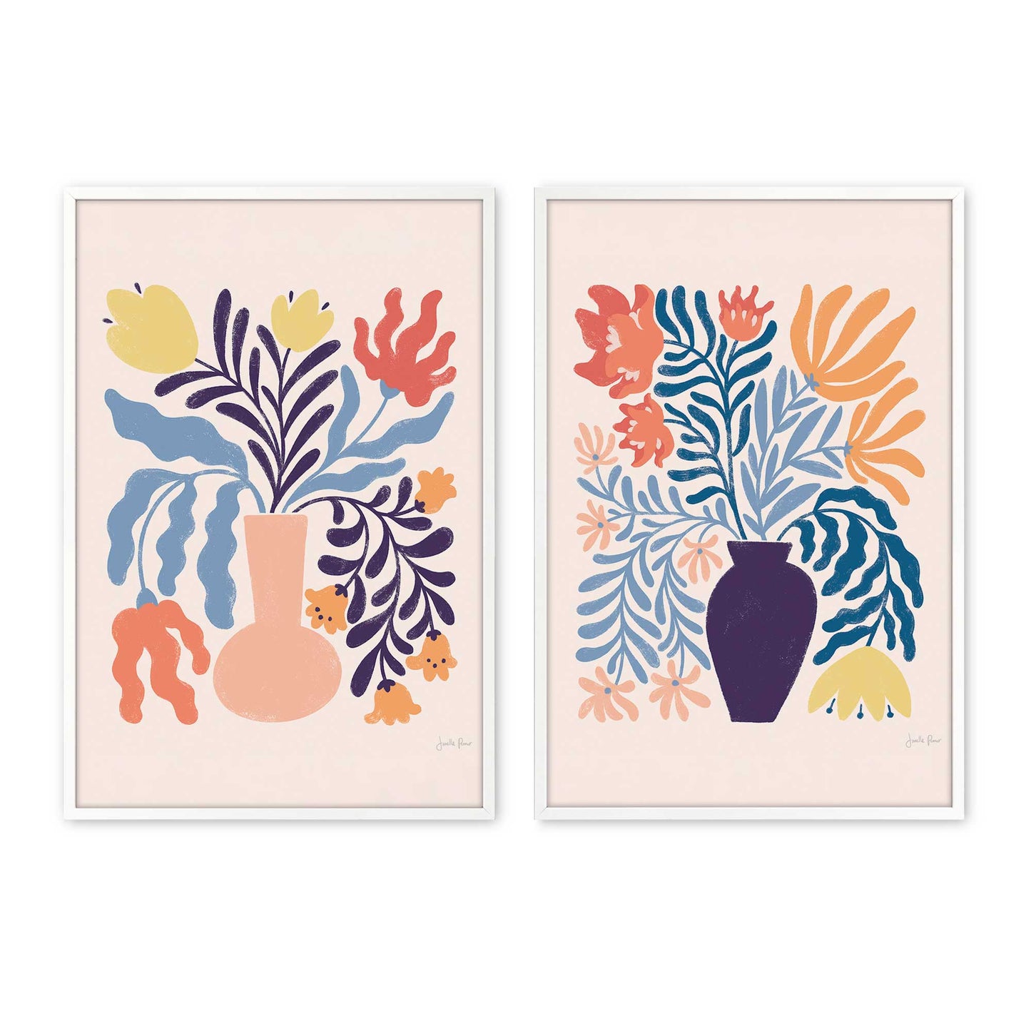 [Color:Opaque White], Picture of art in a Opaque White frame