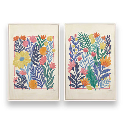 [Color:Opaque White], Picture of art in a White frame