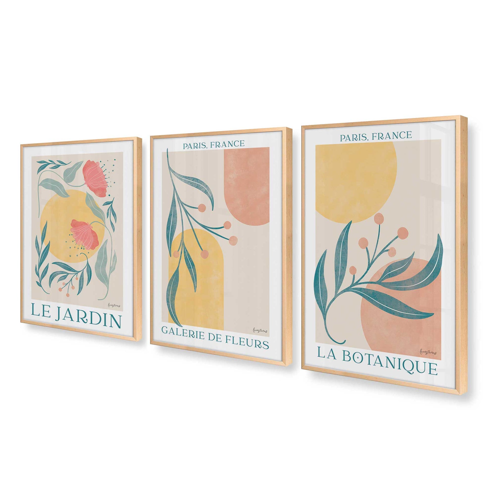 [Color:Raw Maple], Picture of art in a Raw Maple frame at an angle