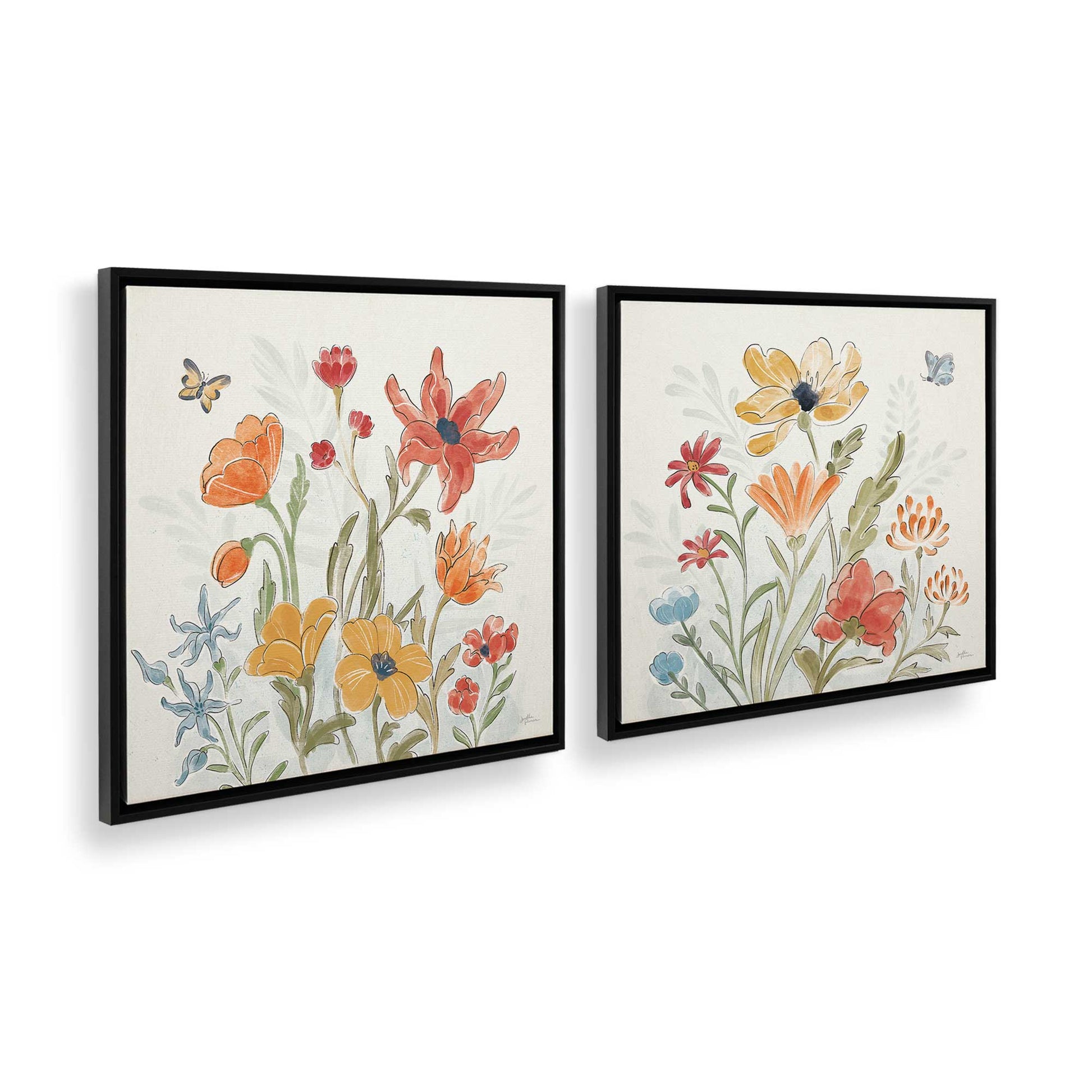 [Color:Satin Black], Picture of art in a Satin Black frame at an angle