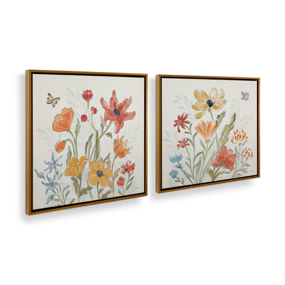 [Color:Polished Gold], Picture of art in a Polished Gold frame at an angle