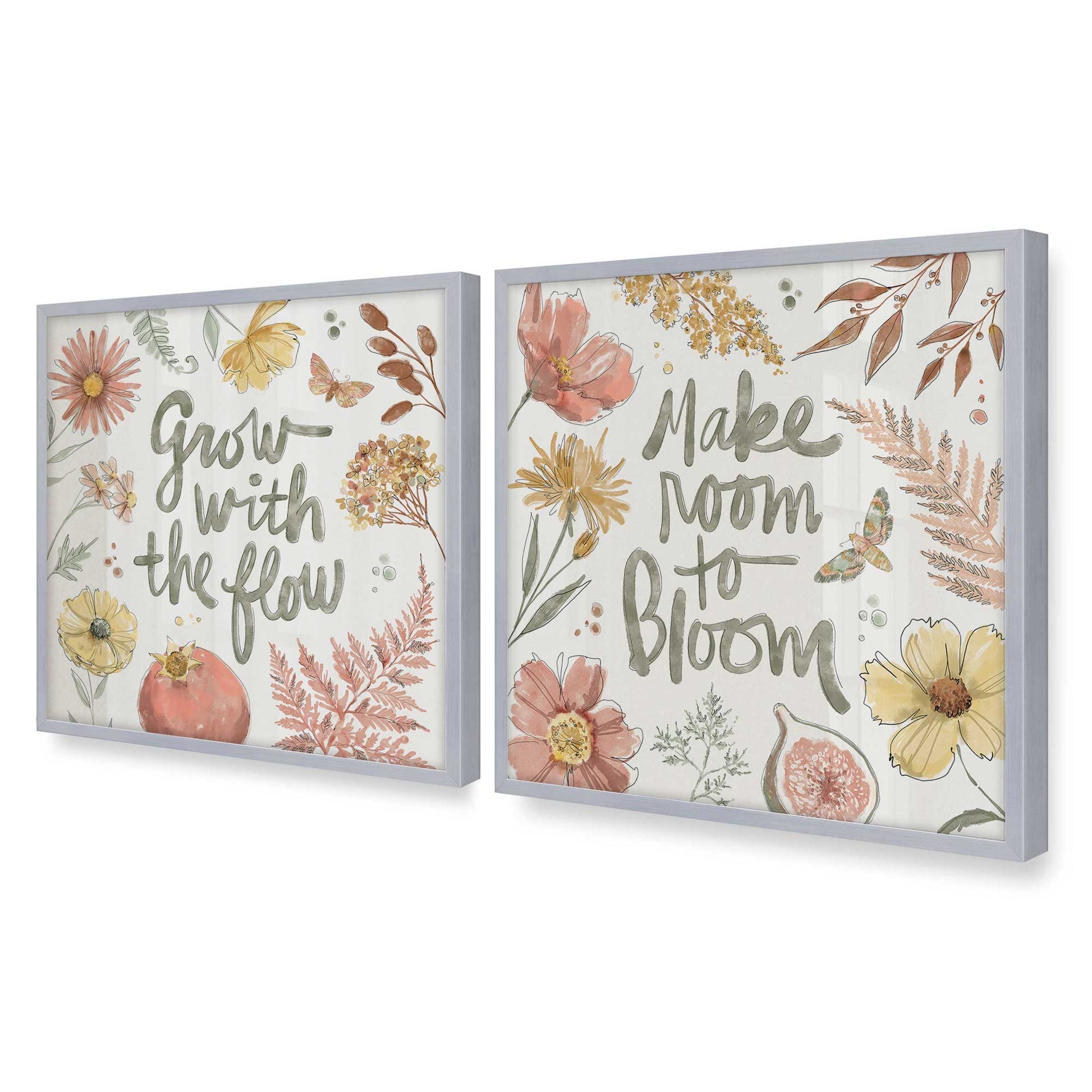 [Color:Polished Chrome], Picture of art in a Polished Chrome frame at an angle