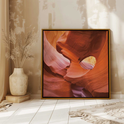 Sunlit Stone I Canvas Print