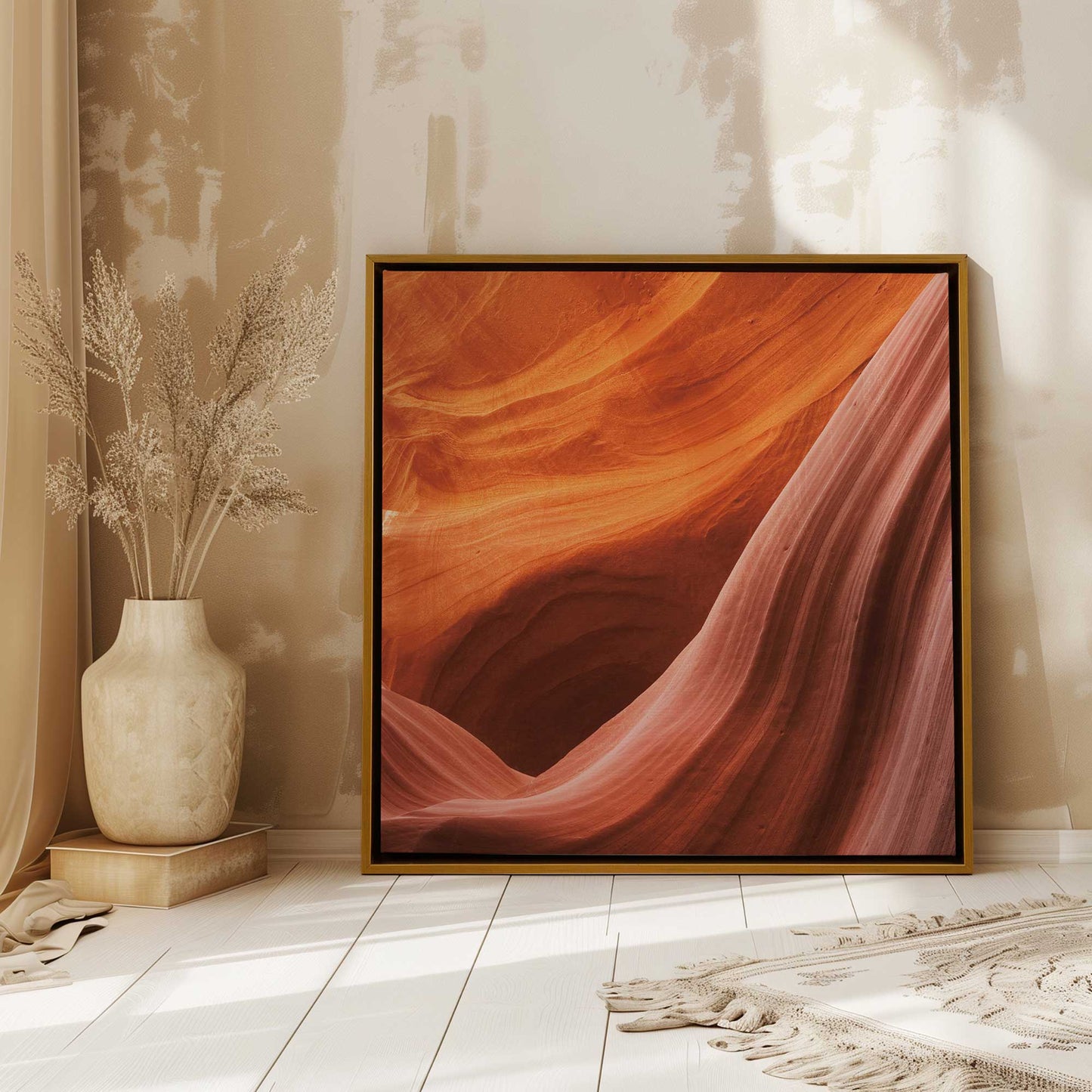 Sunlit Stone II Canvas Print