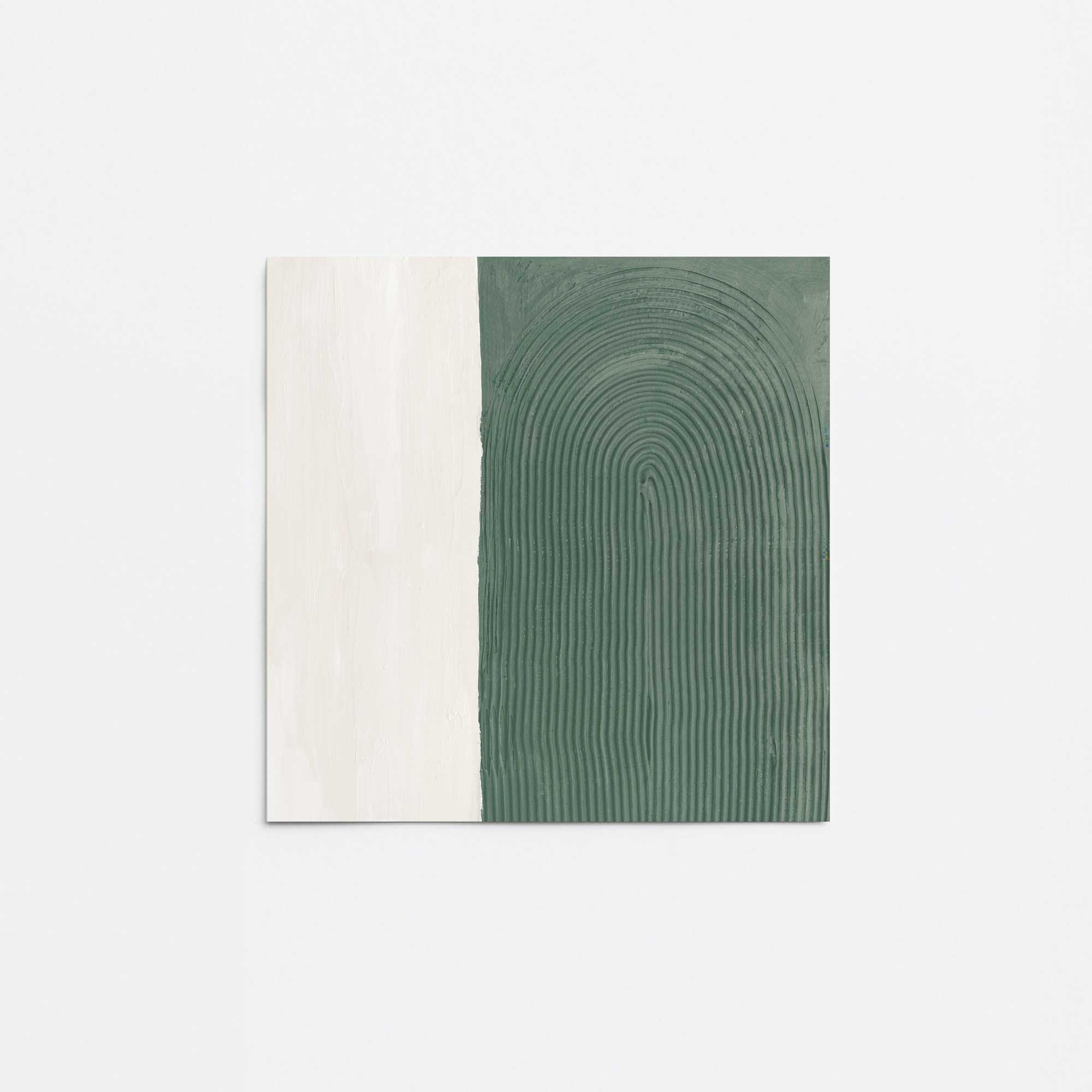 unframed fields of green I art print