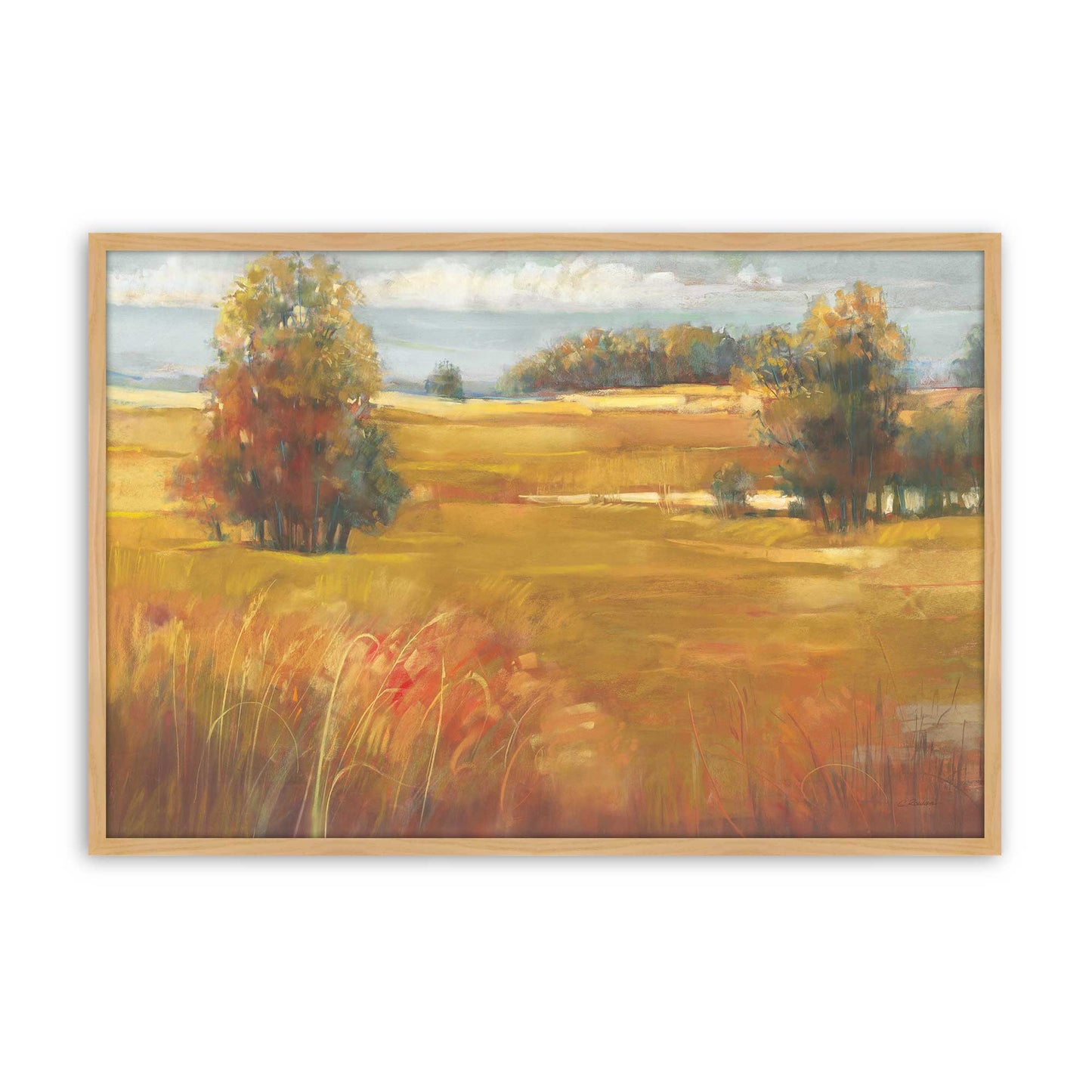 [Color:American Maple], Picture of art in a American Maple frame