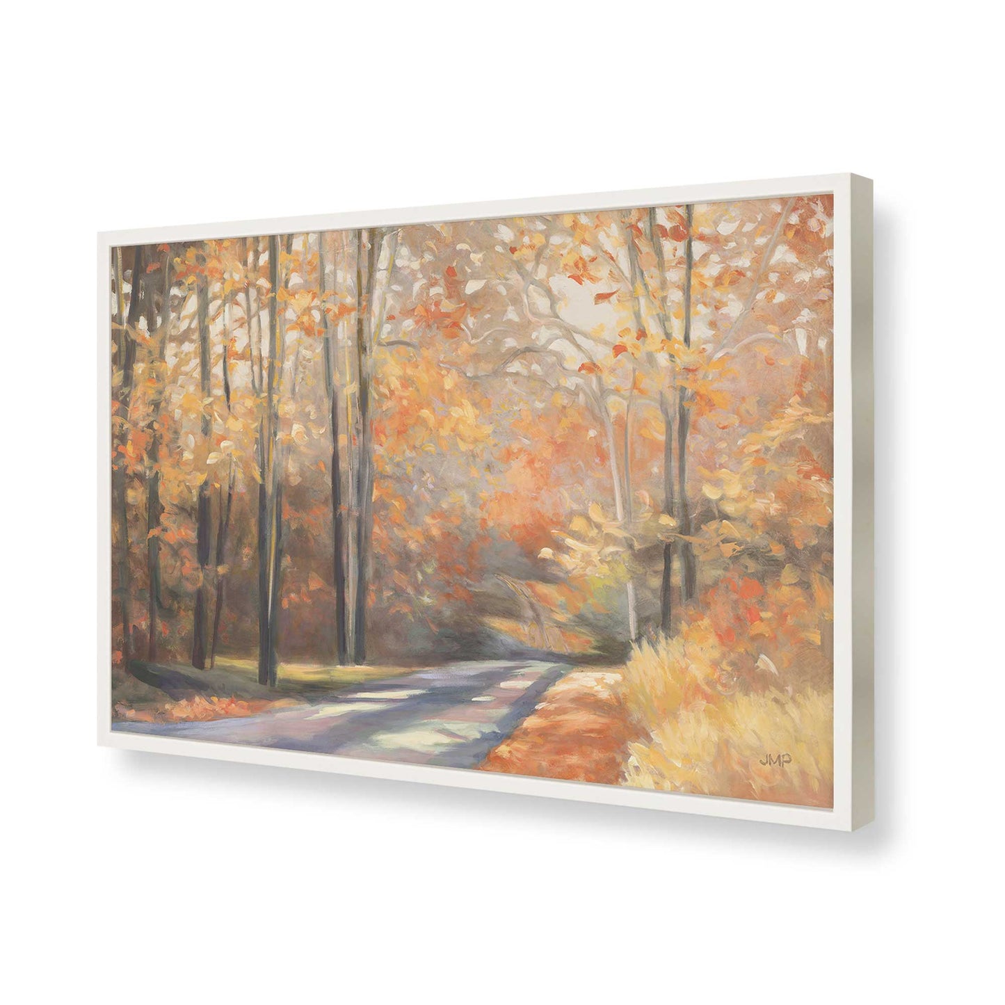 [Color:Opaque White], Picture of art in a Opaque White frame of the corner