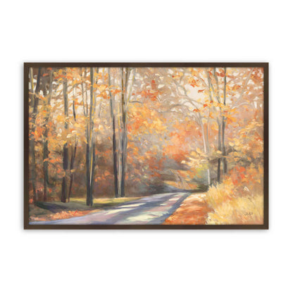 [Color:Belvinder Brown], Picture of art in a Belvinder Brown frame