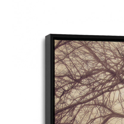 [Color:Satin Black], Picture of art in a Satin Black frame at an angle