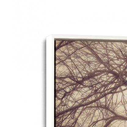 [Color:Opaque White], Picture of art in a White frame at an angle