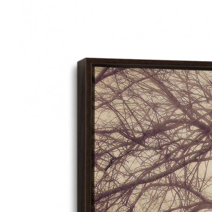 [Color:Espresso], Picture of art in a Espresso frame at an angle