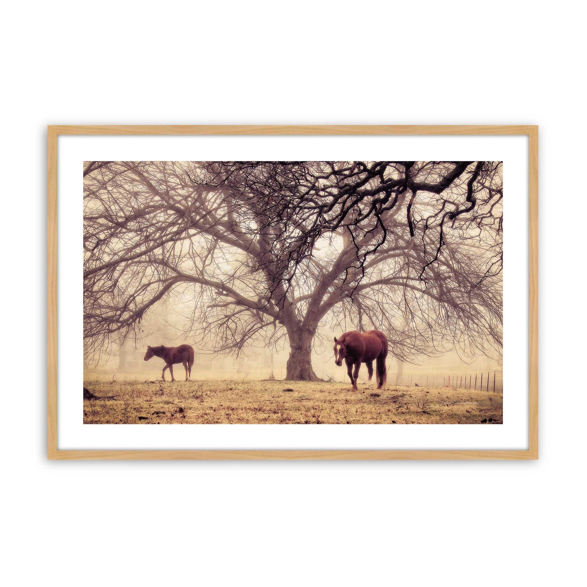 [Color:American Maple], Picture of art in a American Maple frame