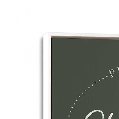 [Color:Opaque White], Picture of art in a White frame at an angle