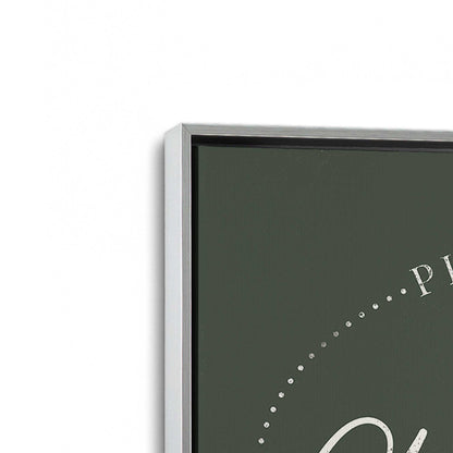 [Color:Polished Chrome], Picture of art in a Polished Chrome frame at an angle