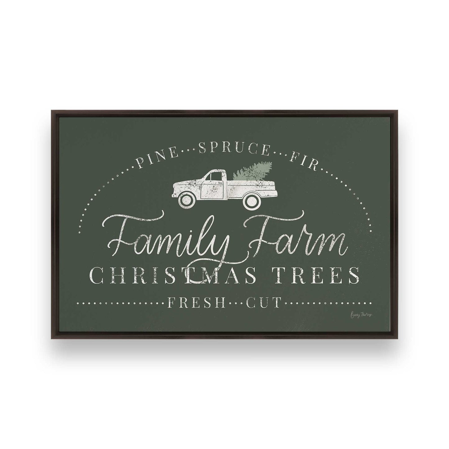 [Color:Espresso], Picture of art in a Espresso frame