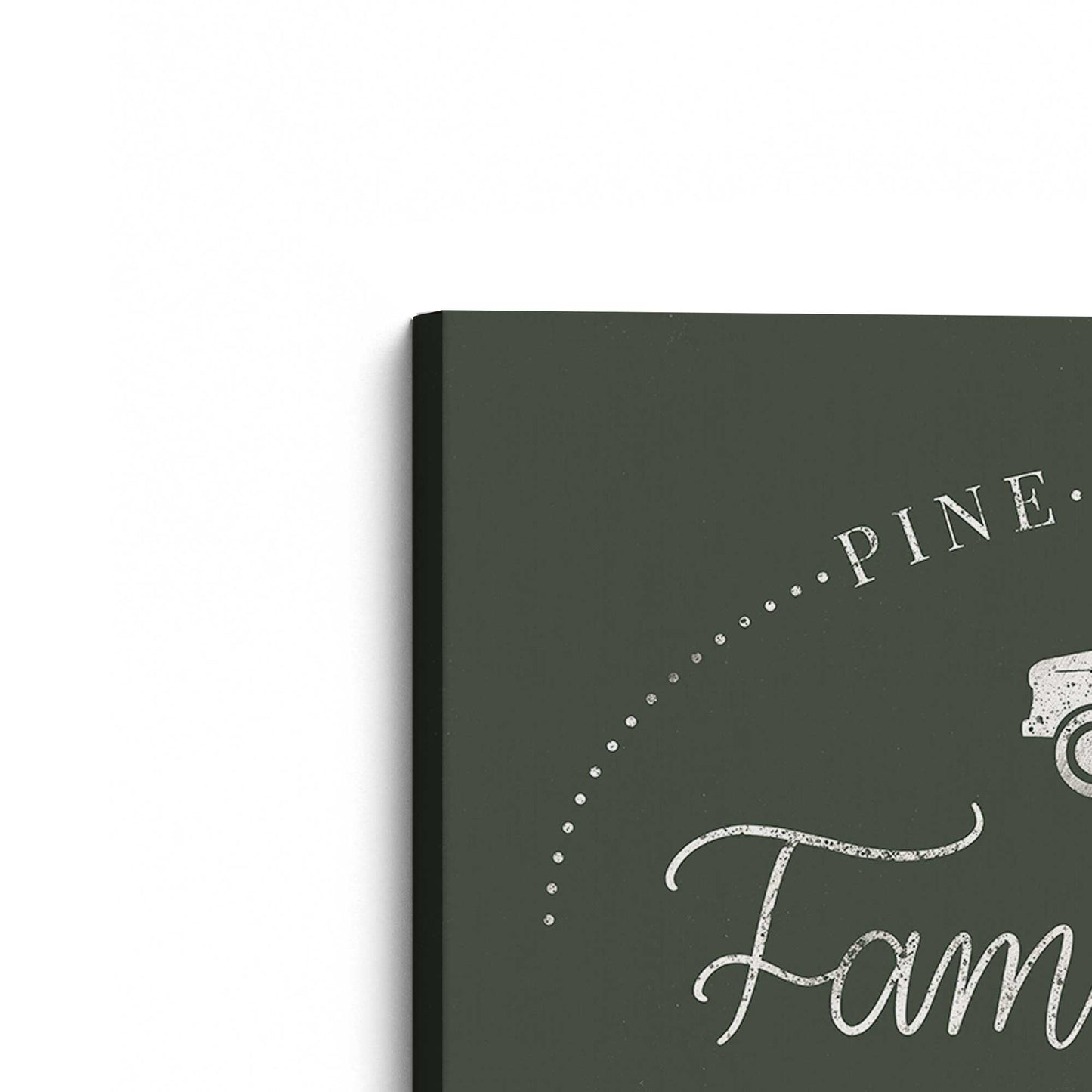 [Color:Stretched Canvas], Picture of the corner of the art