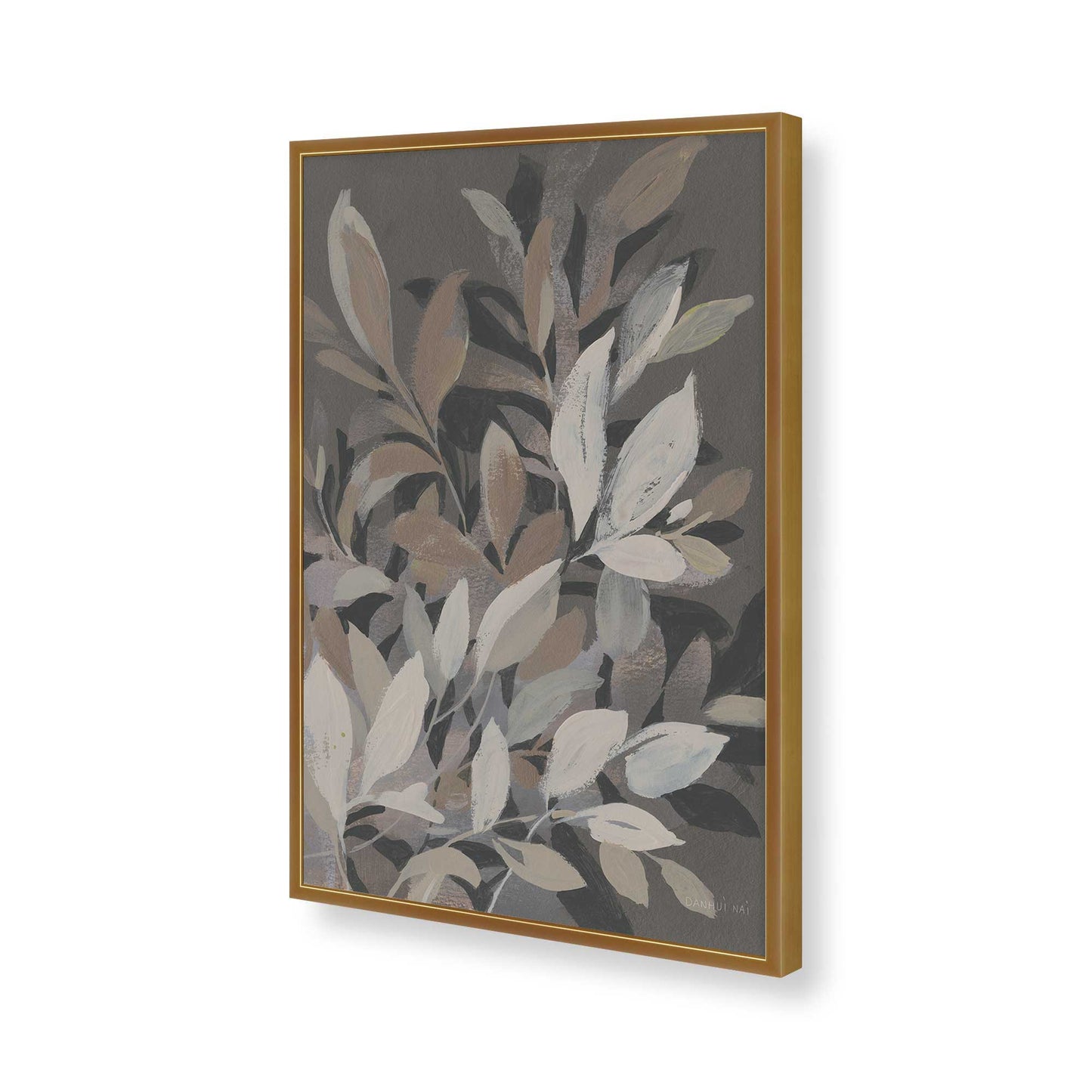[Color:Polished Gold], Picture of art in a Polished Gold frame of the corner