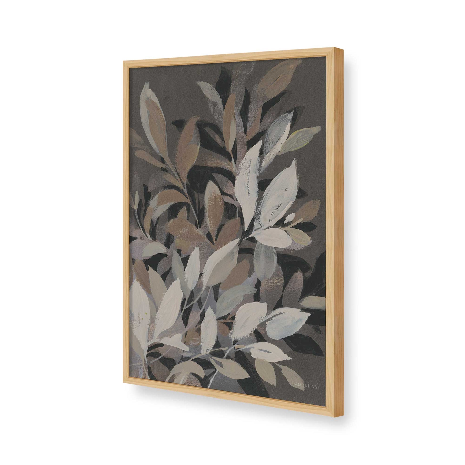 [Color:American Maple], Picture of art in a American Maple frame of the corner