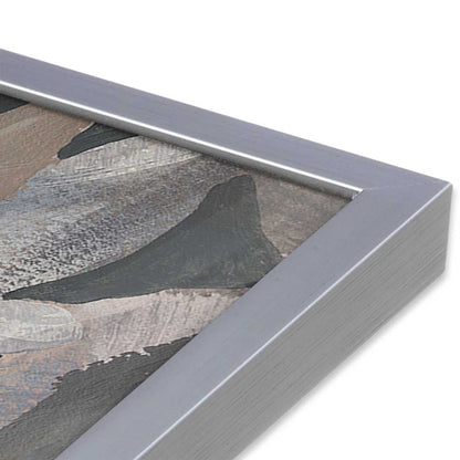 [Color:Polished Chrome], Picture of art in a Polished Chrome frame at an angle