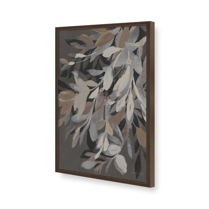 [Color:Brown], Picture of art in a Brown frame of the corner